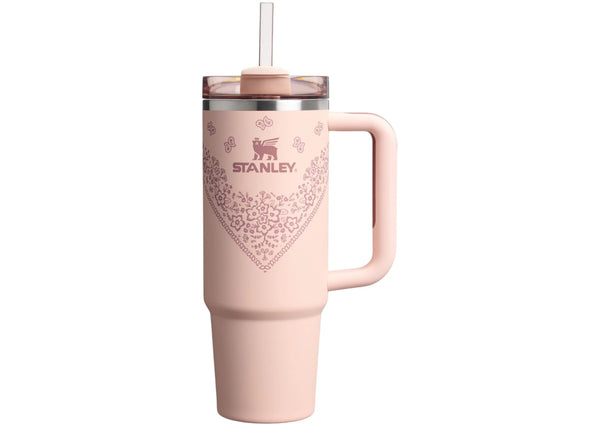 Stanley Mesa Rose Collection Flowstate Quencher 30oz Tumbler Conch Floral sneakers - authentic Stanley shoes