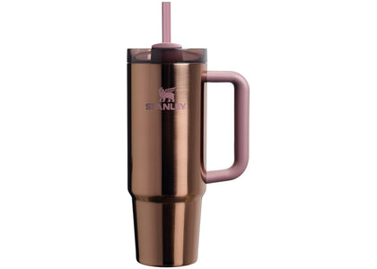 Stanley Mesa Rose Collection Flowstate Quencher 30oz Tumbler Polished Rose Gold sneakers - authentic Stanley shoes