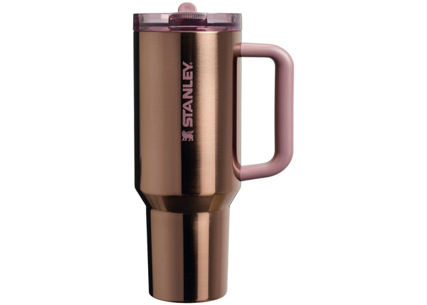 Stanley Mesa Rose Collection Protour Flip Straw Quencher 40oz Tumbler Polished Rose Gold sneakers - authentic Stanley shoes