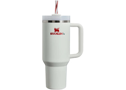 Stanley Mistletoe Twist Quencher 40oz Tumbler White sneakers - authentic Stanley shoes
