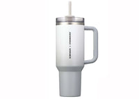 Stanley Starbucks Korea Exklusiv Flowstate Quencher 40oz Becher Grau