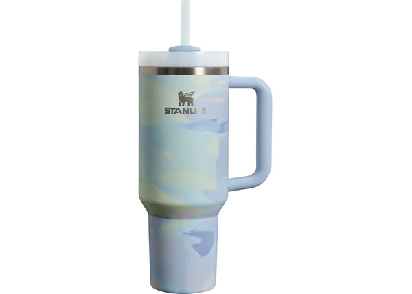 Stanley The Clean Slate Flowstate Quencher 40oz Tumbler Cool Serene Brushstroke sneakers - authentic Stanley shoes