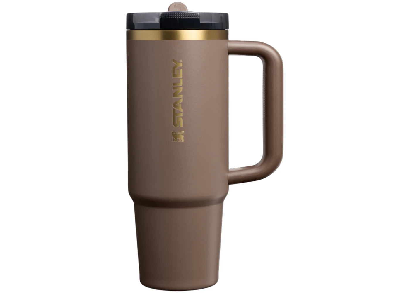 Stanley The Quencher ProTour Flip Straw 30oz Tumbler Espresso Gold - vue secondaire A