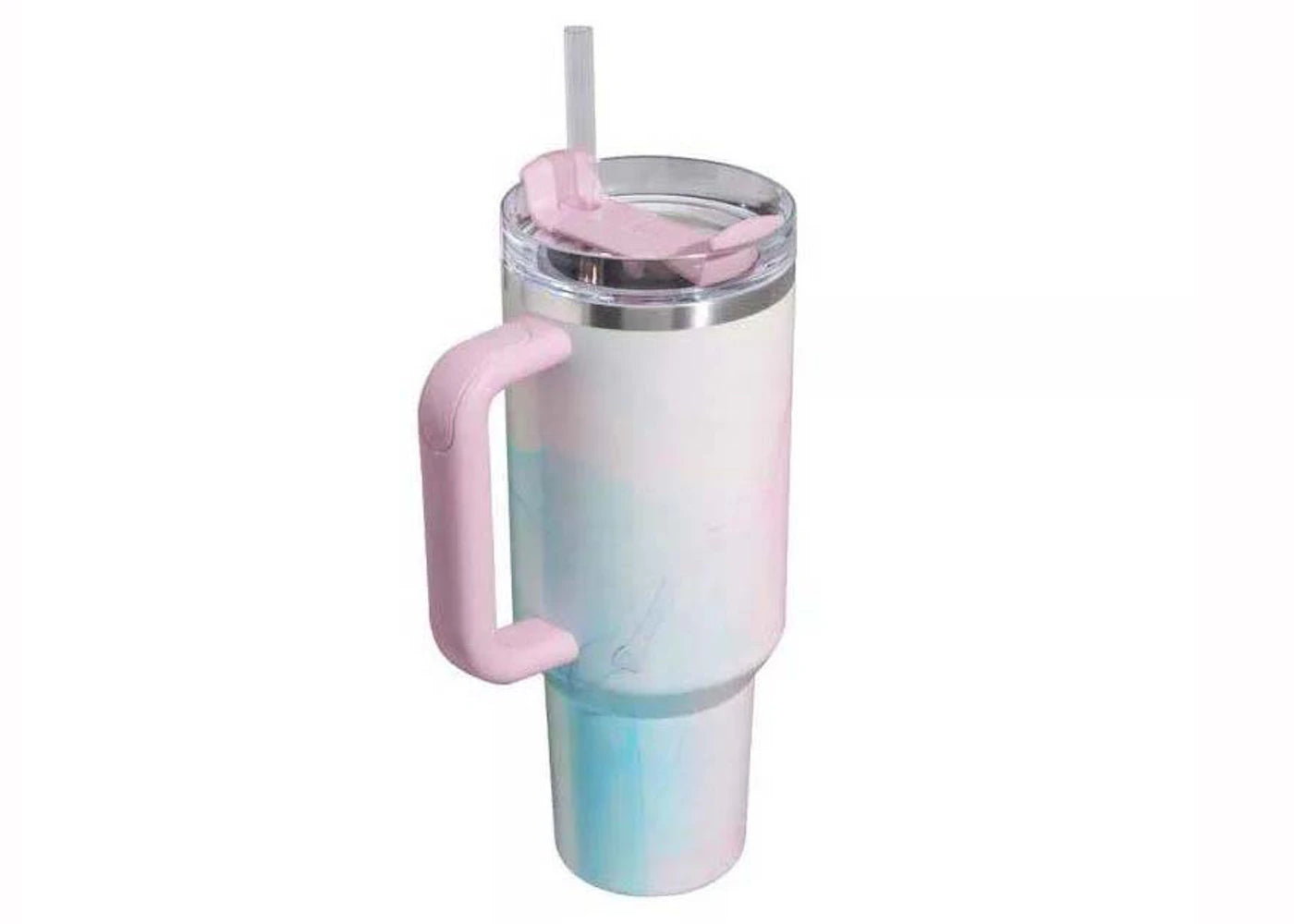 Stanley Tulle Quencher 40oz Tumbler Pink Multicolor
