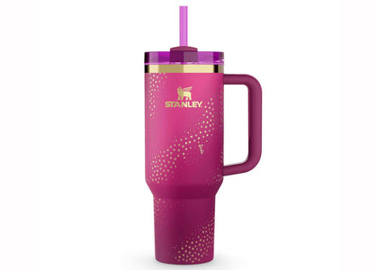 Stanley x Barbie Legends Flowstate Quencher 40oz Tumbler 70s Superstar sneakers - authentic Stanley shoes