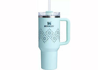 Stanley x Dicks Sporting Goods Winter Wonderland Collection Flowstate Quencher 40oz Tumbler Seaglass Gloss