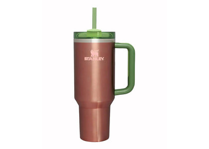 Stanley x Lainey Wilson "Watermelon Moonshine" Quencher 40oz Tumbler Copper/Green - authentic Stanley product