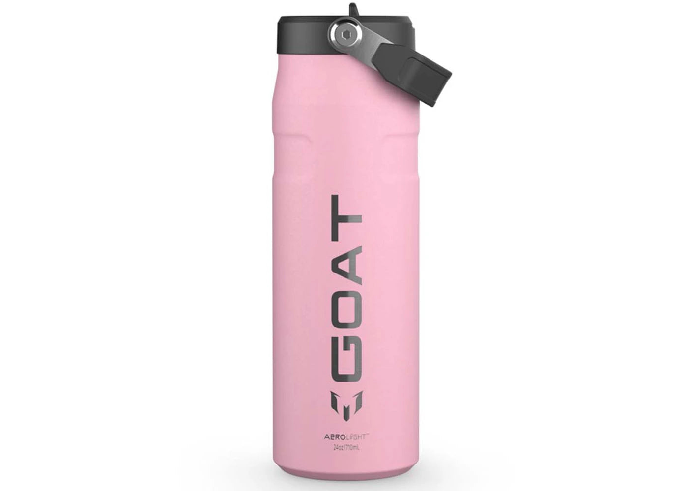 Stanley x Leo Messi The GOAT Collection Iceflow 24oz Bottle With Flip Straw Lid Messi GOAT Pink - vue secondaire B