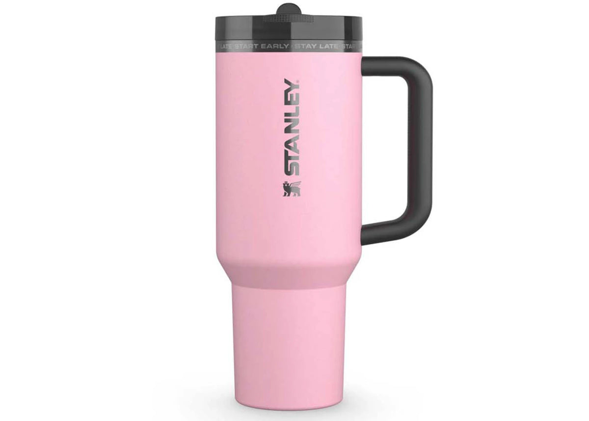Stanley x Leo Messi The GOAT-Kollektion Protour Flip Straw Quencher 40oz Tumbler Messi GOAT Pink - vue 360
