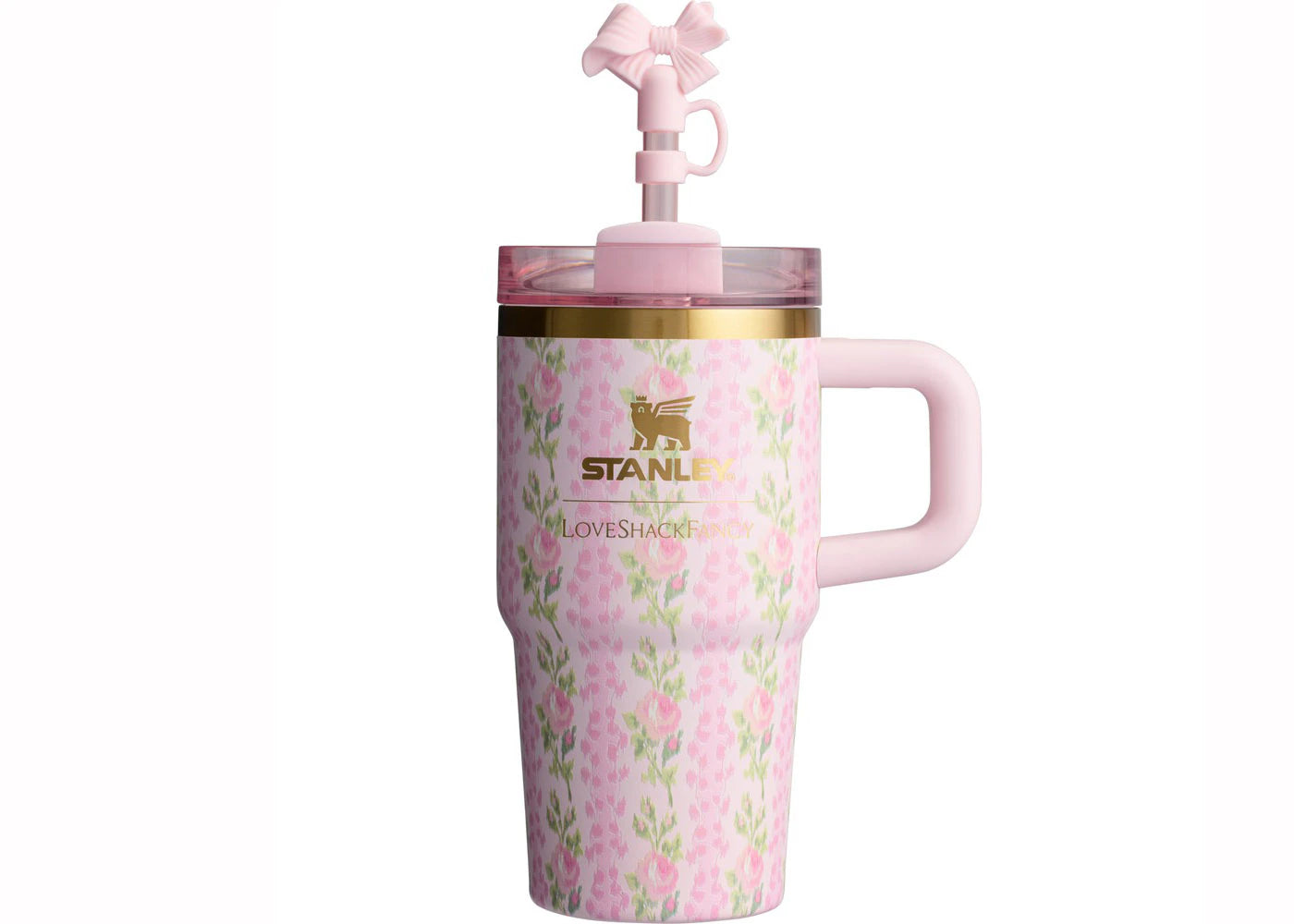 Stanley x LoveShack Fancy Flowstate Quencher 20oz Tumbler BloomingHeirloom - vue 360