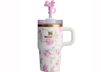 Stanley x LoveShack Fancy Flowstate Quencher 20oz Tumbler RibbonRosa