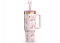 Stanley x LoveShack Fancy Flowstate Quencher 40oz Becher Pink Mink