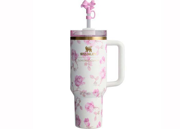Stanley x LoveShackFancy Flowstate Quencher 40oz Tumbler RibbonRosa sneakers - authentic Stanley shoes