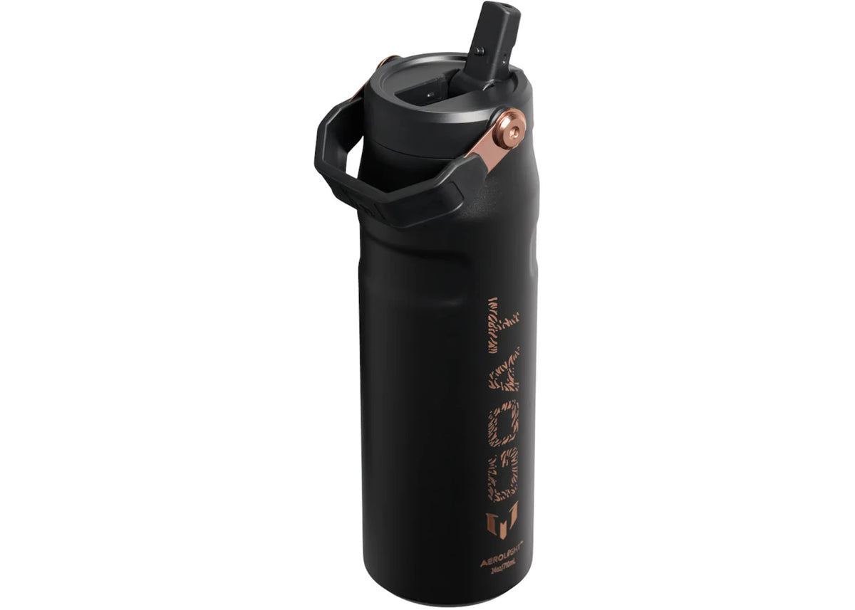 Stanley x Messi 1913 Iceflow Flip Straw 2.0 Bottle Messi GOAT Black - vue secondaire B
