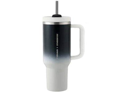 Stanley x Starbucks Thailand Exclusive Flowstate Quencher 40oz Tumbler Black/White Monochrome sneakers - authentic Stanley...