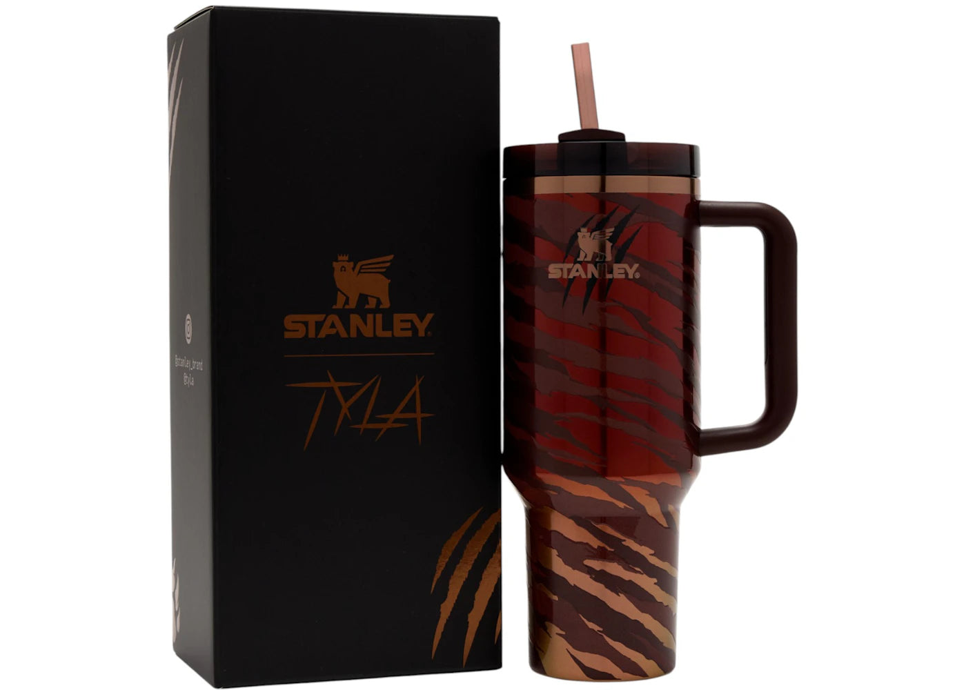 Stanley x TYLA TYGER Flowstate Quencher 40oz Tumbler Bronze - vue 360