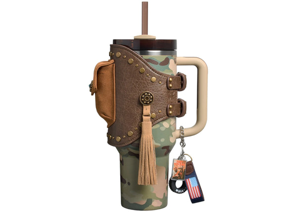 Stanley x The Post Malone Flowstate Quencher 40oz Tumbler With Pouch Belt Post Malone MultiCam sneakers - authentic Stanle...