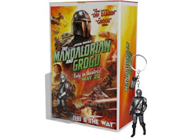 Star Wars The Mandalorian and Grogu Tin Popcorn Box with Keychain