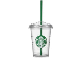 Starbucks Siren 300ml Mini Cold Cup Transparent - vue 360