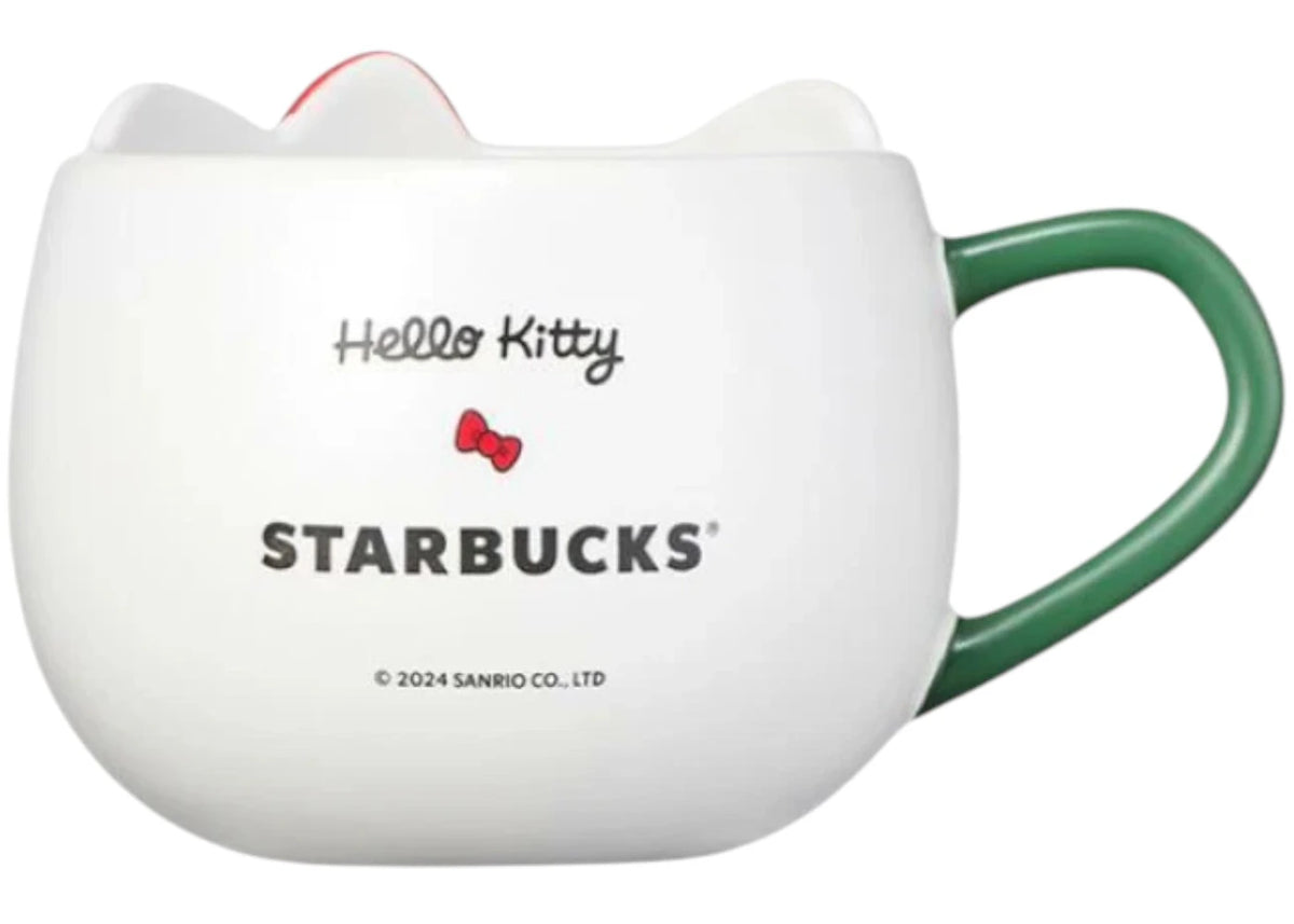 Starbucks x Hello Kitty Seramic 355ml Mug White/Green/Red - vue secondaire B