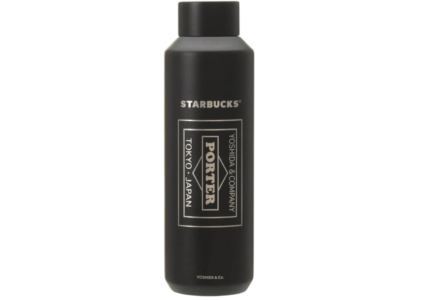 Starbucks x Porter Recycled 591ml Water Bottle Matte Black - vue secondaire A