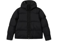 Stone Island 4100013 Tear Resistant with Detachable Hood Down Jacket Black