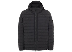 Stone Island 42725 O-Cotton/R-Nylon Tela Jacket Black - vue 360