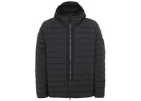 Stone Island 42725 O-Cotton/R-Nylon Tela Jacket Black