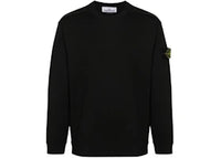 Stone Island 6100057 Heavy Cotton Crewneck Sweatshirt Black