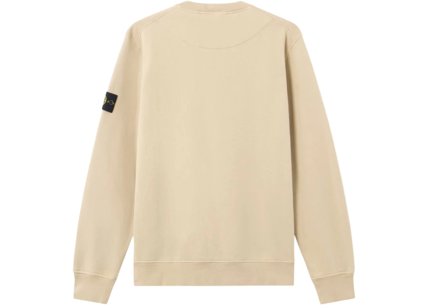 Stone Island 6100060 Organic Cotton Fleece Regular Fit Crewneck Sweatshirt Desert - vue secondaire B