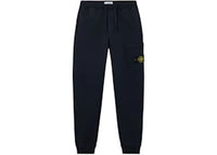 Stone Island 6200010 Organic Cotton Fleece Slim Fit Joggers Navy Blue