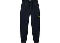 Stone Island 6200010 Organic Cotton Fleece Slim Fit Joggers Navy Blue