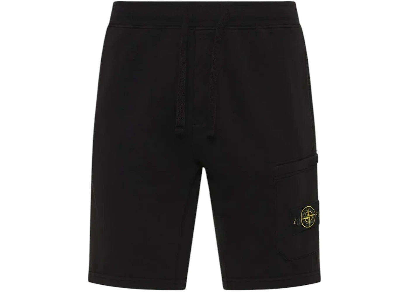 Stone Island Basic Small Logo Short Black - vue 360