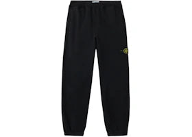 Stone Island Brushed Organic Cotton Fleece 6200004 Sweatpant Black