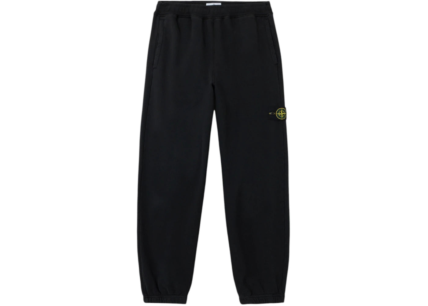 Stone Island Brushed Organic Cotton Fleece 6200004 Sweatpant Black - vue secondaire A