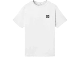 Stone Island Chest Logo T-Shirt White - authentic Stone Island apparel