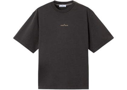Stone Island Combed Organic Cotton Jersey 2100037 T-shirt Lead Grey - authentic Stone Island apparel