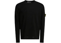 Stone Island Crewneck Logo Sweater Black