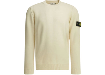 Stone Island Crewneck Logo Sweater White - apparel view 2