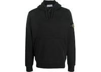 Stone Island Logo Hooded Sweater Black