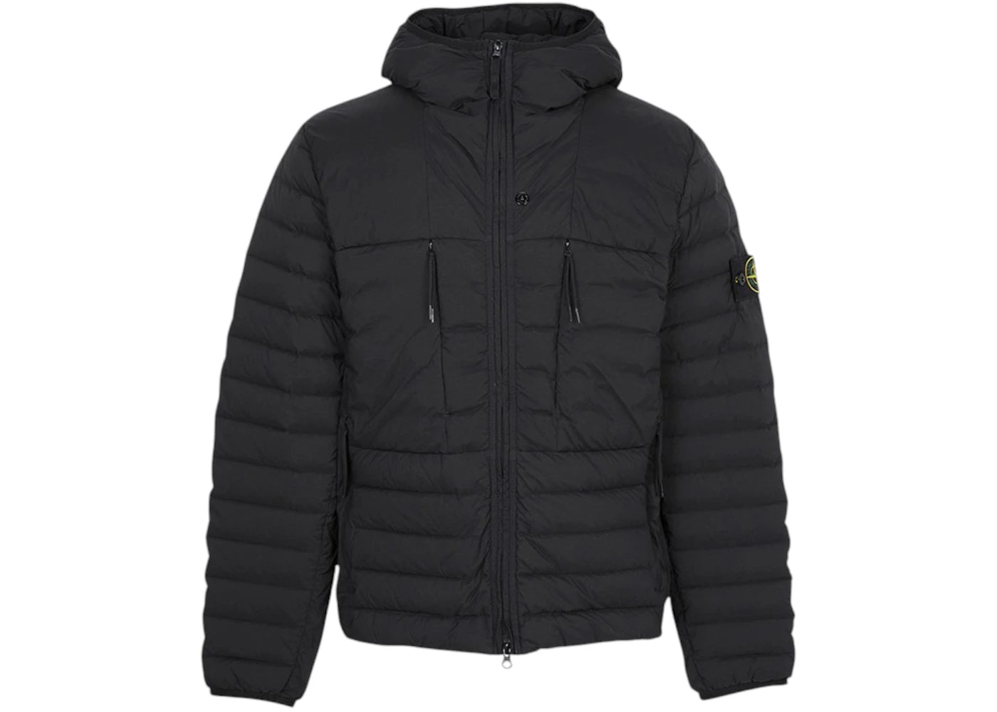 Stone Island Padded Jacket Black - vue 360