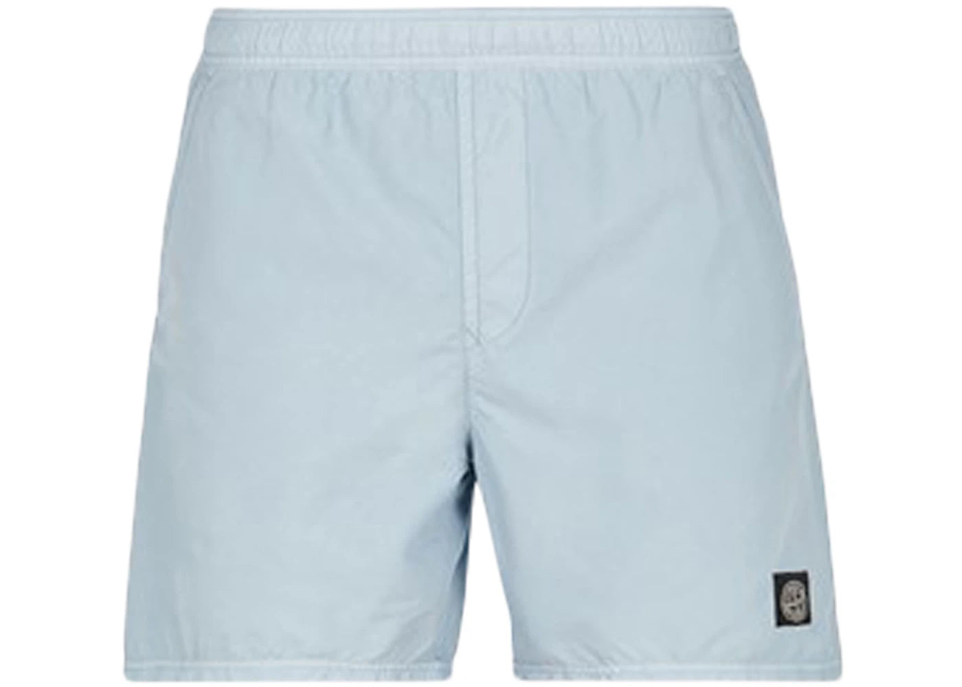 Stone Island Regular Fit Nylon Swim Trunks Sky Blue - vue 360