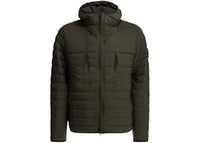 Stone Island Seamless Tunnel Nylon Down Short Down Jacket Brown