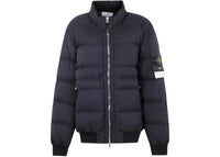 Stone Island Urban Puffer Bomber Jacket Black