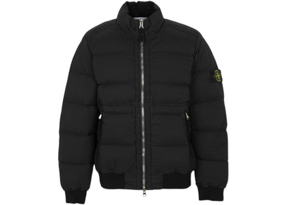 Stone Island Zip Puffer Jacket Black - apparel view 2