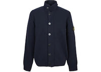 Stone Island Zip Up Cardigan Navy