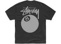 Stussy 8 Ball Pigment Dyed Tee Faded Black