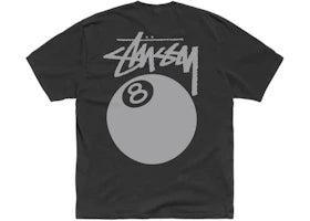 Stussy 8 Ball Pigment Dyed Tee Faded Black