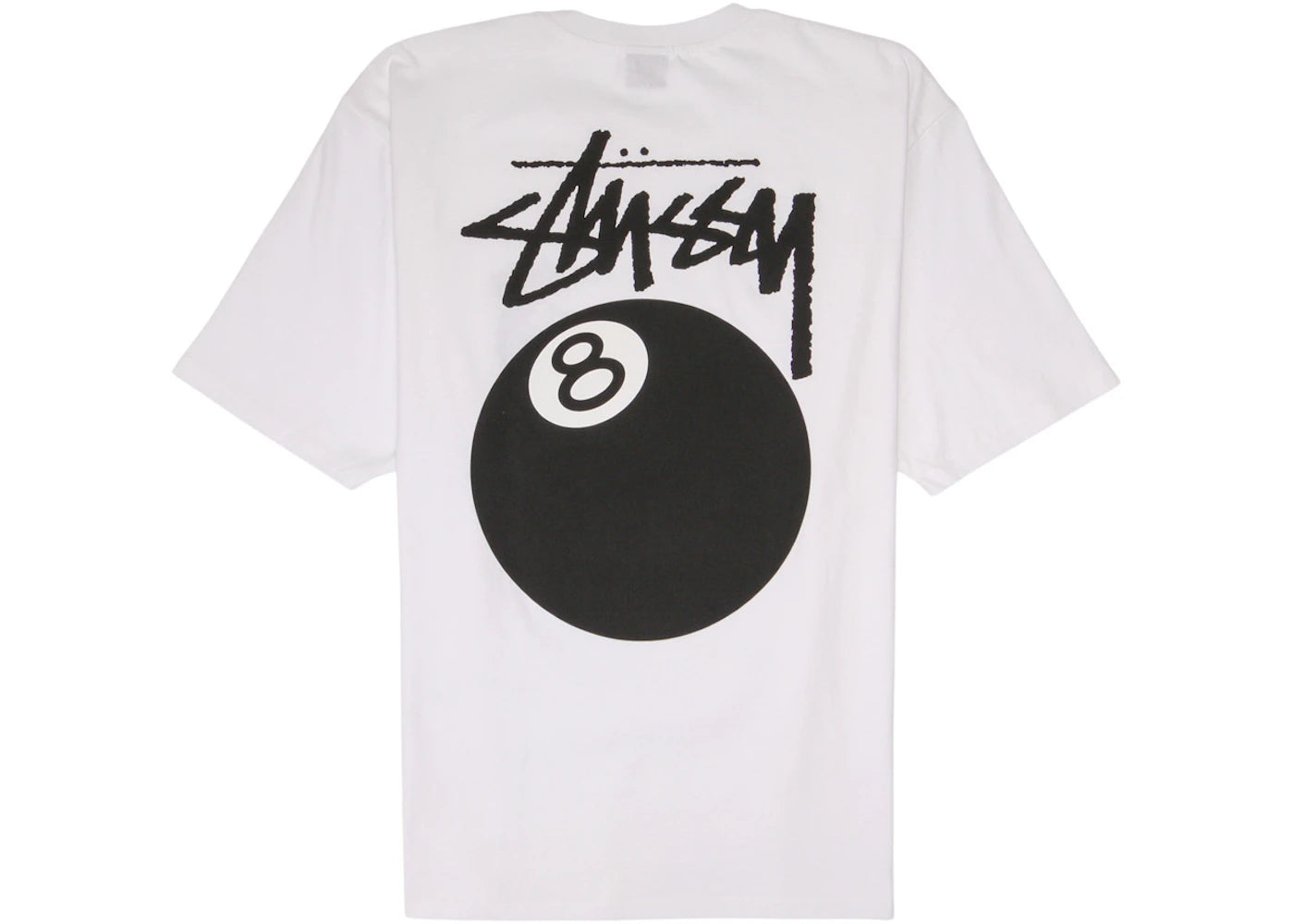 Stussy 8 Ball Tee White - vue secondaire A