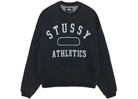 Stussy Athletics Crew Washed Black